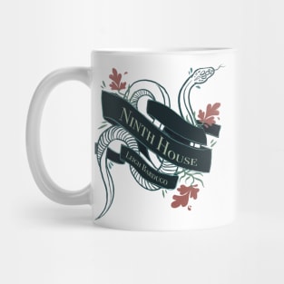 Snake Ninth House Banner - Graphic Illustration (Outline) Mug